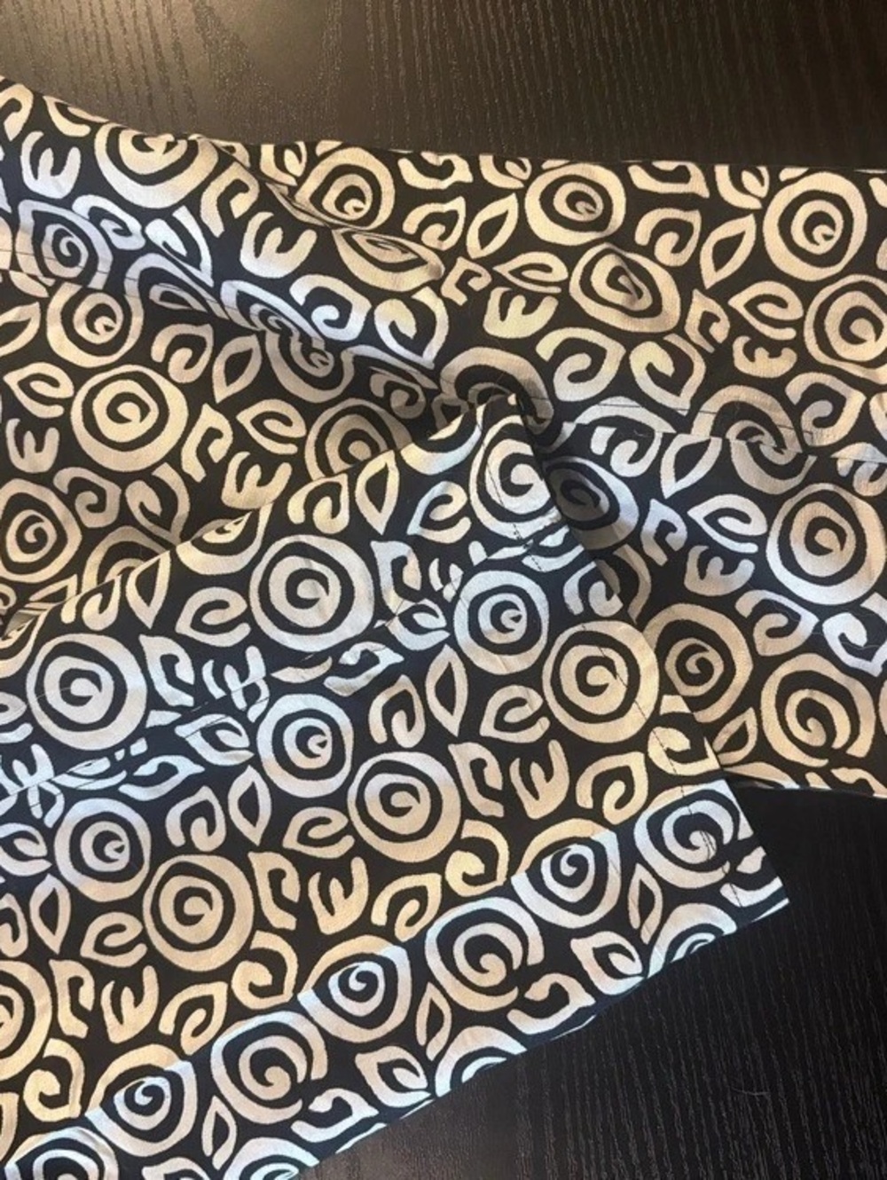 Sigrid Olsen Abstract Pattern Pant in Black & White - Picture 2 of 8